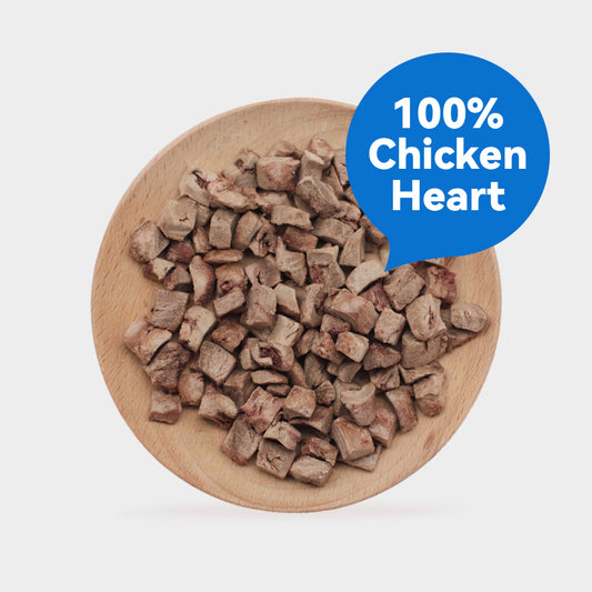 Ranova Freeze-Dried Chicken Heart Dog & Cat Food Topper | 40g