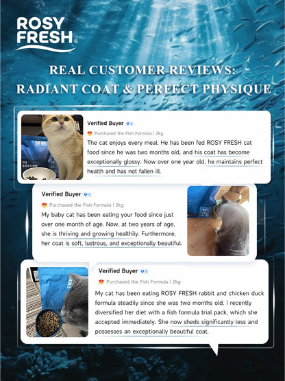 Rosy Fresh Oven-Baked Grain-Free Cat Food｜Fish Recipe 2 kg