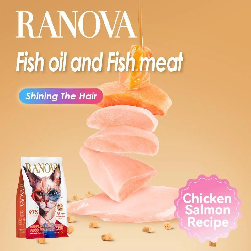 RANOVA Freeze-Dried Cat Food with Prebiotics | 450g