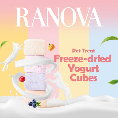RANOVA Freeze-Dried Yogurt Cubes Dog & Cat Treats, Mixed Flavours 40g