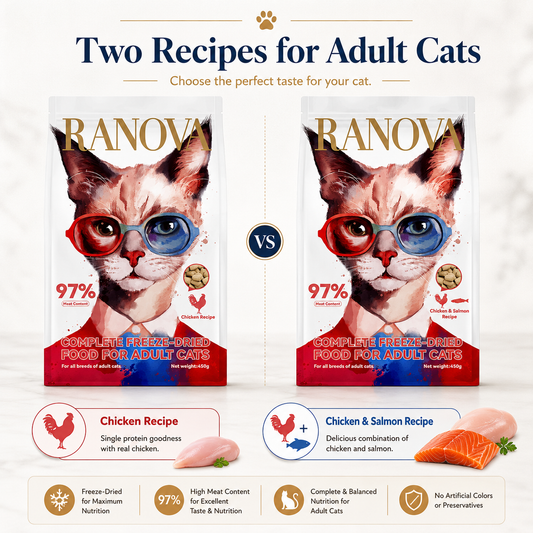 RANOVA Freeze-Dried Cat Food with Prebiotics | 450g