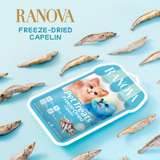 Ranova Freeze-Dried Capelin Dog & Cat Treats | 40g