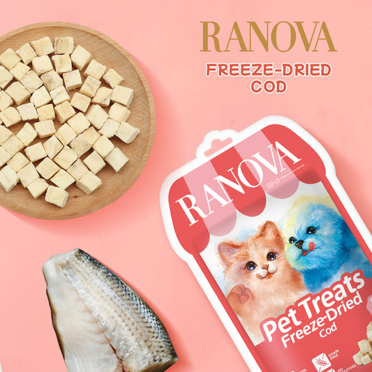 Ranova Freeze-Dried Cod Dog & Cat Treats | 25g