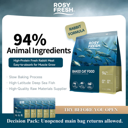 Rosy Fresh Oven-Baked Grain-Free Cat Food｜Rabbit Recipe 2 kg